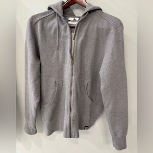 American Giant Men's Gray Hoodie Sweatshirt. Large.